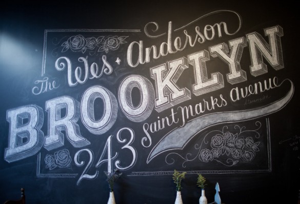 Dana Tanamachi chalk lettering