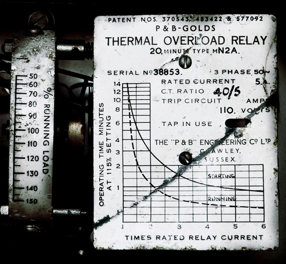 The typography of analogue control panels