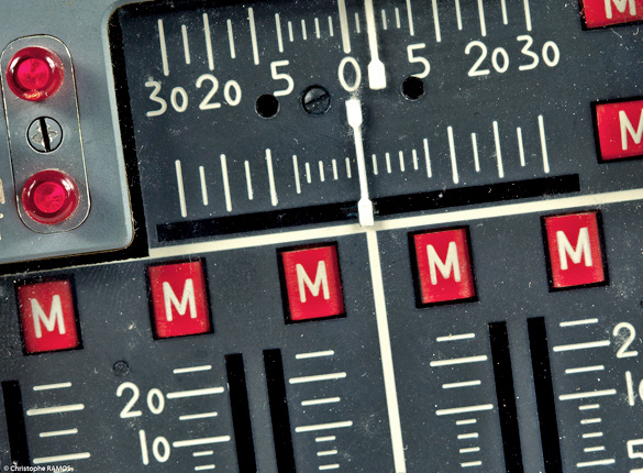 The typography of analogue control panels